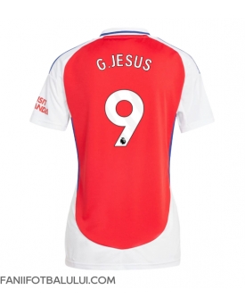 Arsenal Gabriel Jesus #9 Tricou Fotbal Replică 2024-25 Femei Acasa